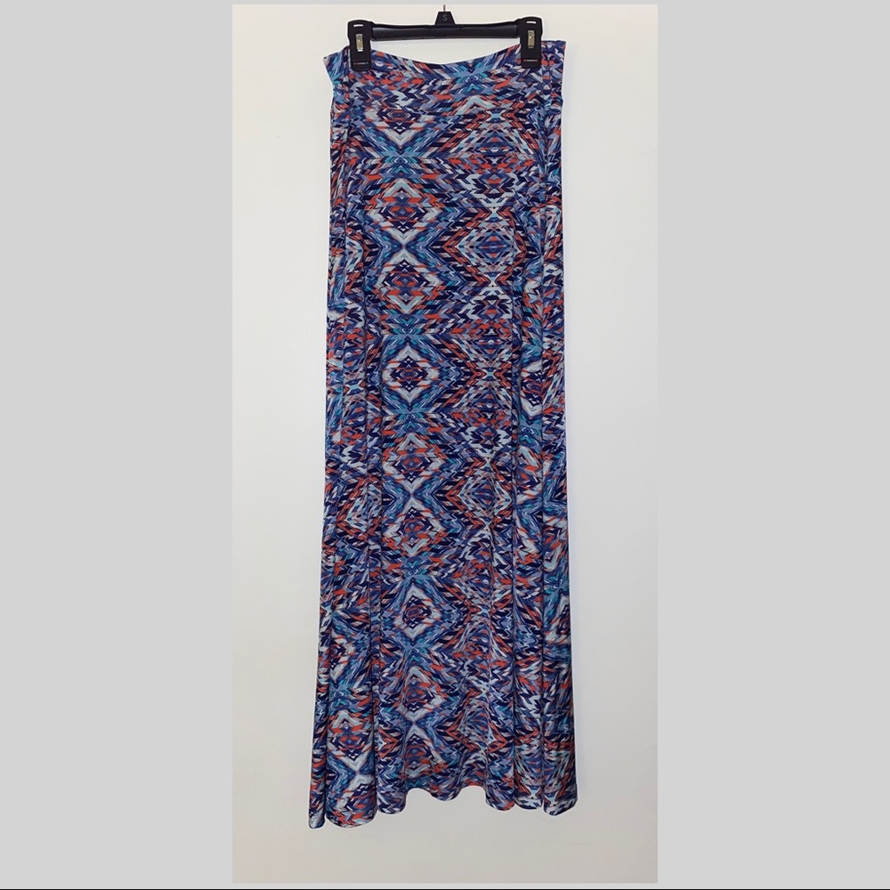 Printed Maxi Skirt
